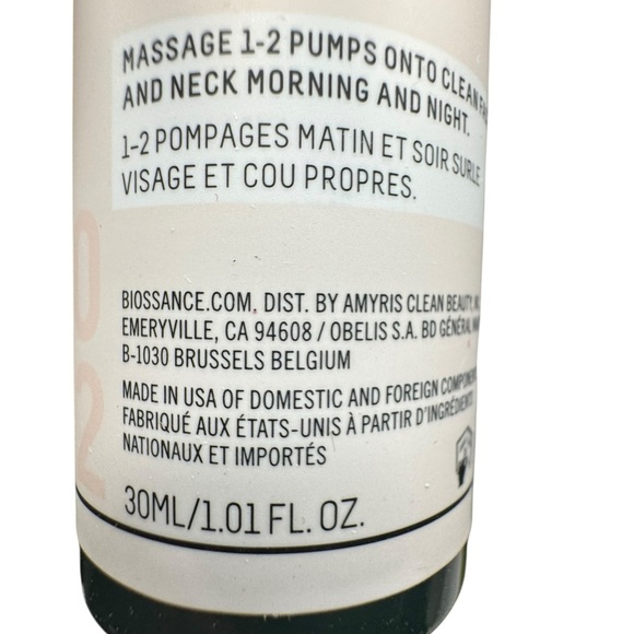 NIB Biossance Squalane + Phyto-Retinol Serum - Full size - Picture 8 of 8